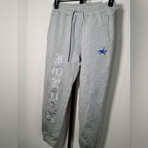 Nike Air Jordan x Awake NY Fleece Pant Dark Grey Heather Size Men Small NWT
